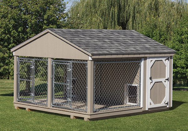 a dog kennel