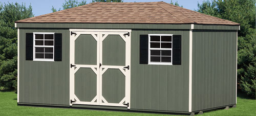 hip roof shed